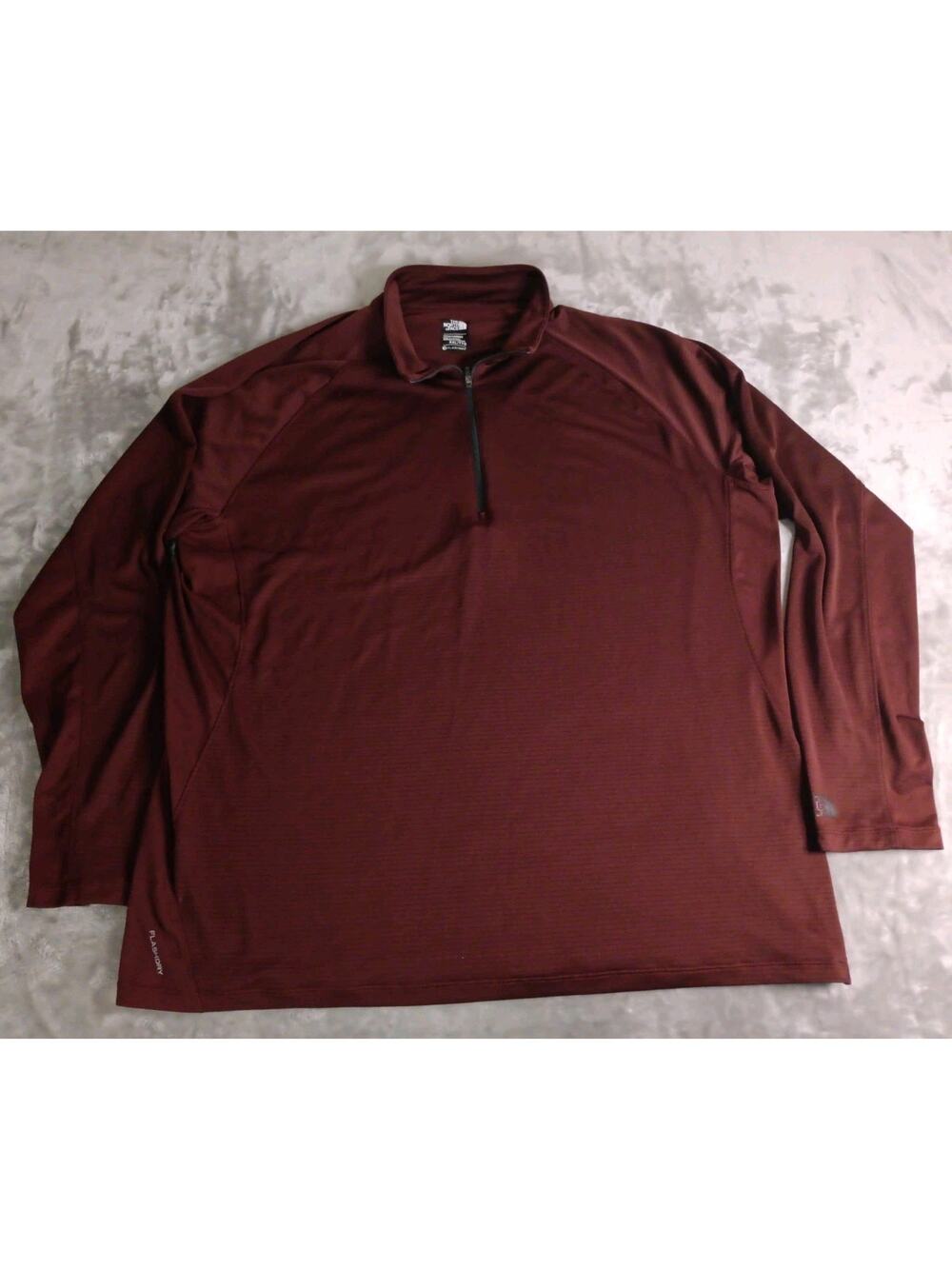 The North Face Long Sleeve Quarter Zip Performance Shirt Mens XXL Flashdry